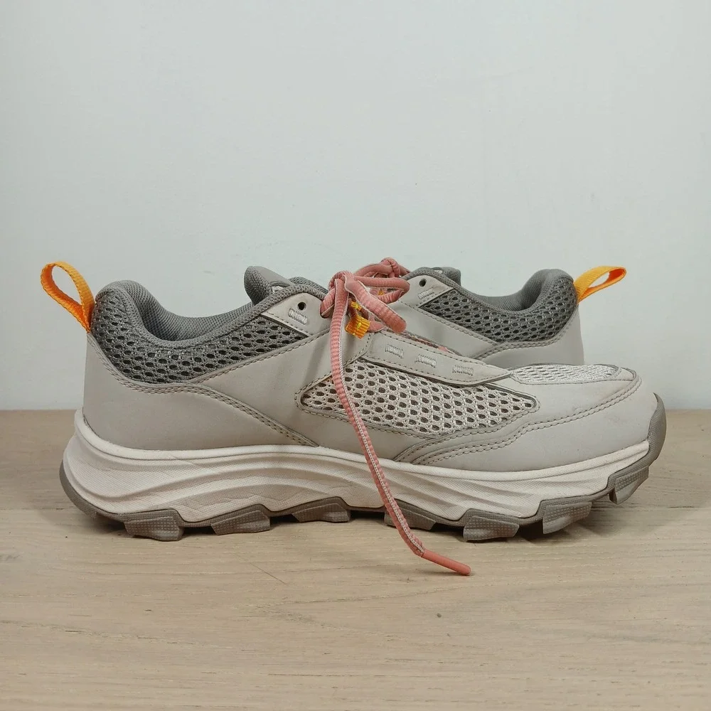 Columbia Hiking Shoes Womens 8 Gray Mesh Techlite+ Trail Sneakers Low Top